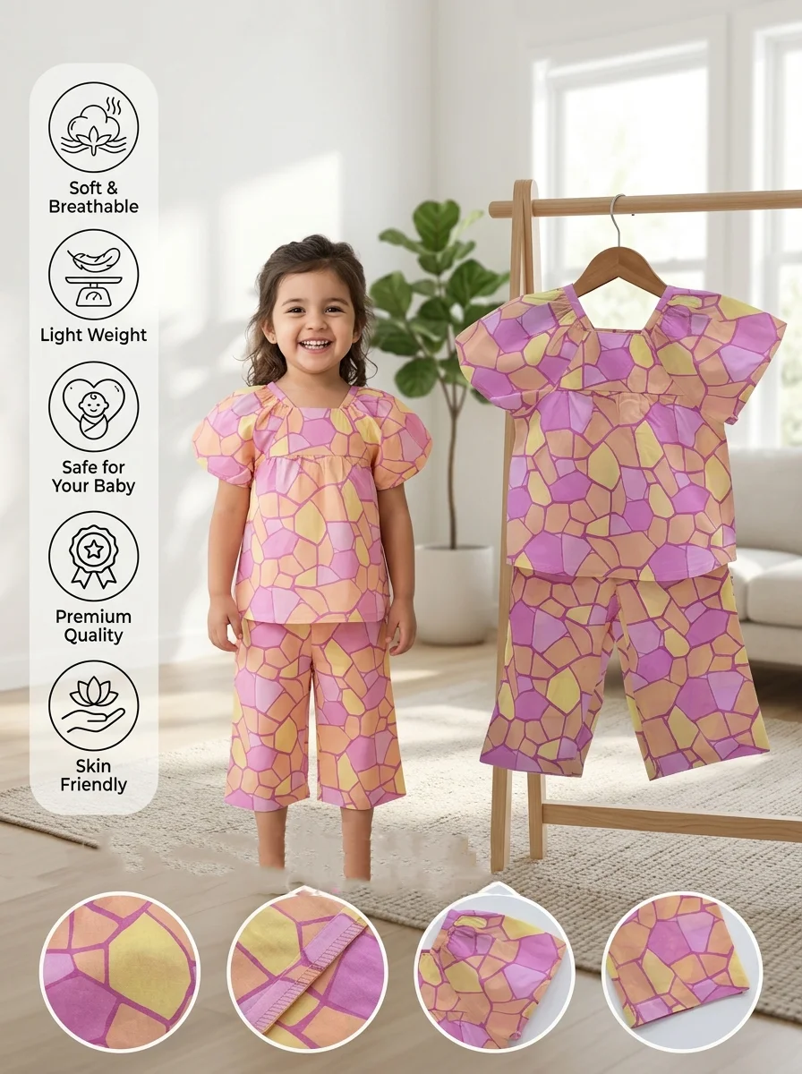 Girls 2 Pcs Set (Size-0/3 M to 6 Years ) (118901)