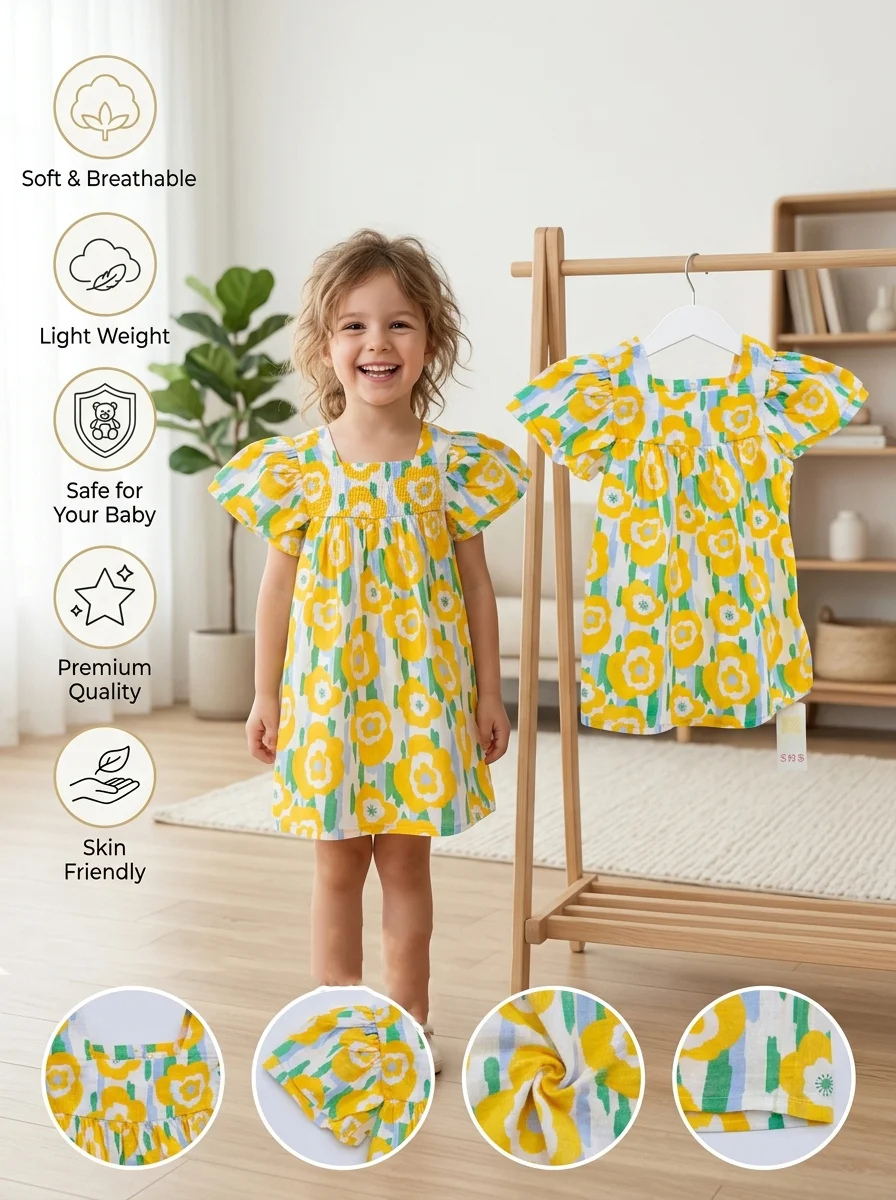 Girls Dress (0/3 M -6 Years ) 116622