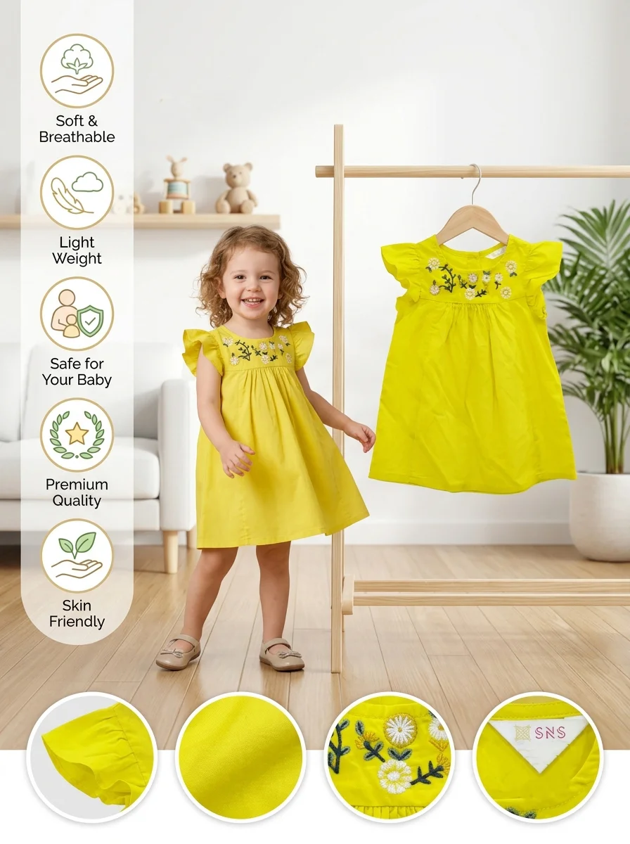 Girls Dress (0/3 M -6 Years ) 122039