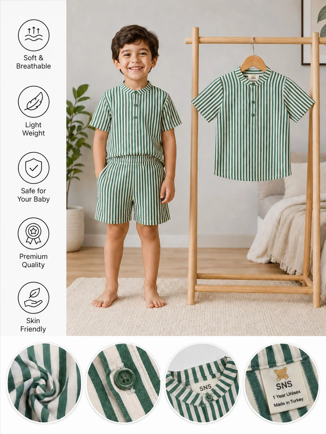 Boys 2 Pcs Set (0/3 M-6 Years) (109240)