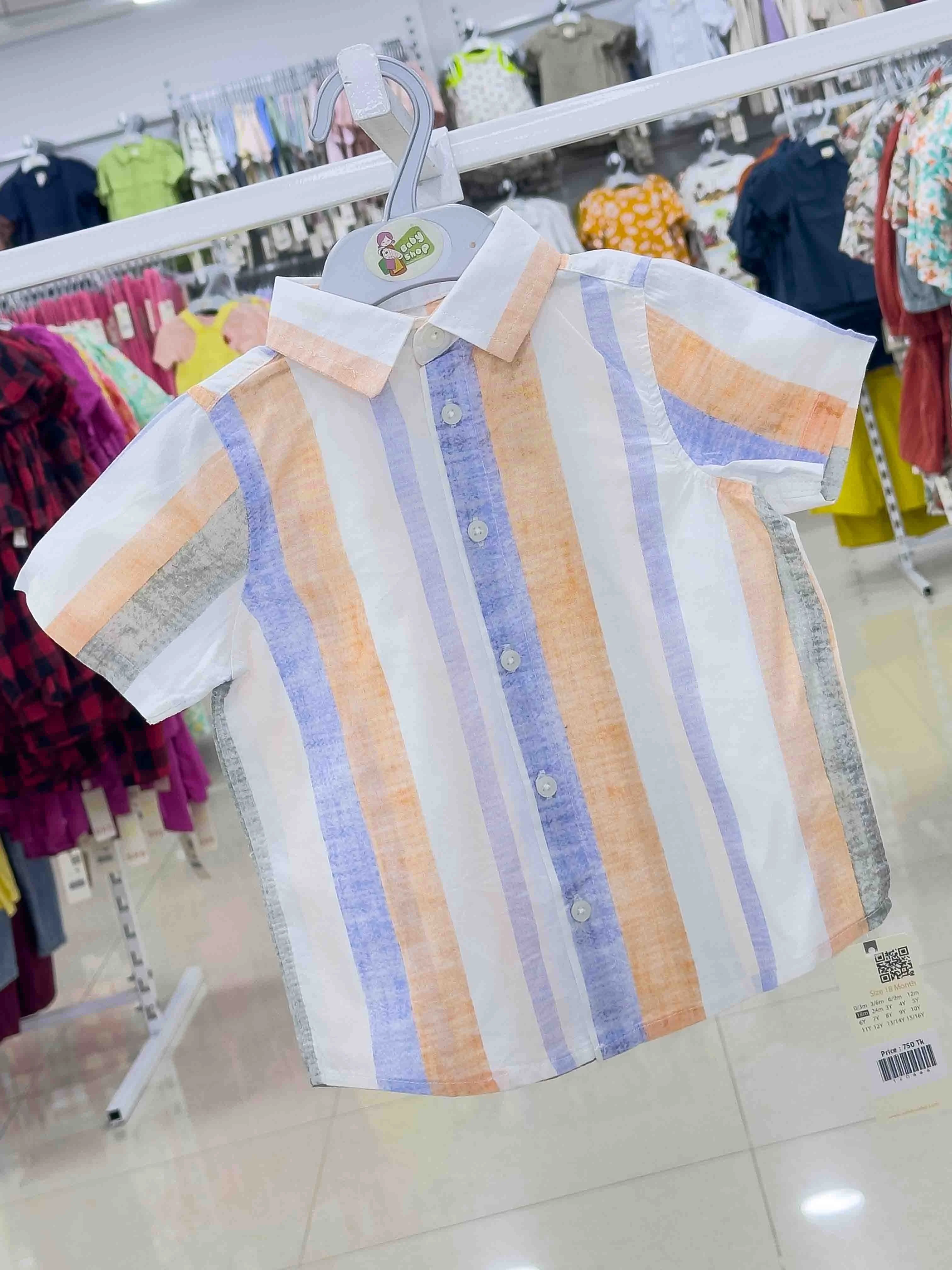 Boys Short Sleeve  Shirt (size-0/3 M to 15/16 Year) (120662)