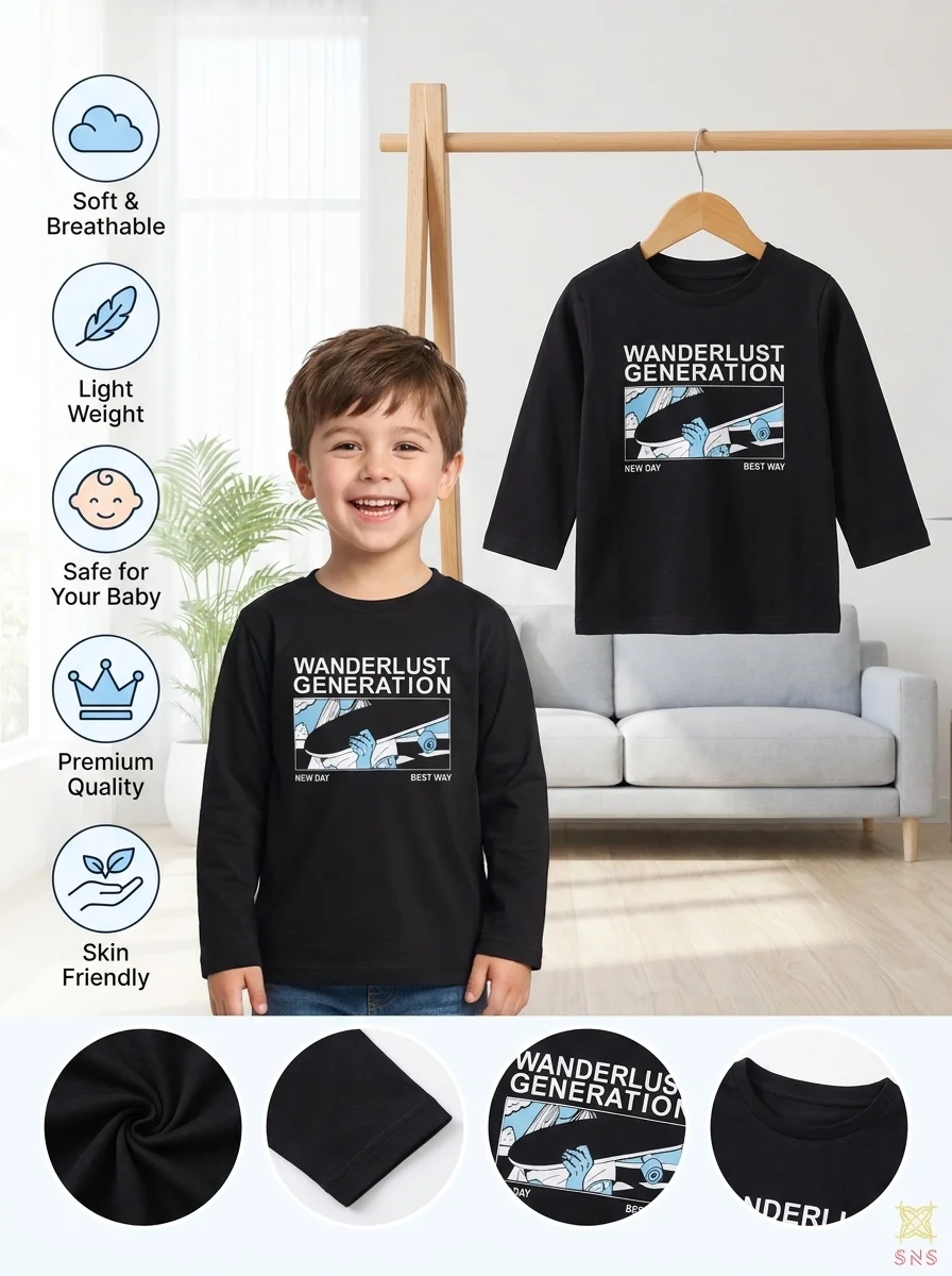 Boys Full SleeveT-Shirt (Size-3 Years TO 15/16 Years) (113924)