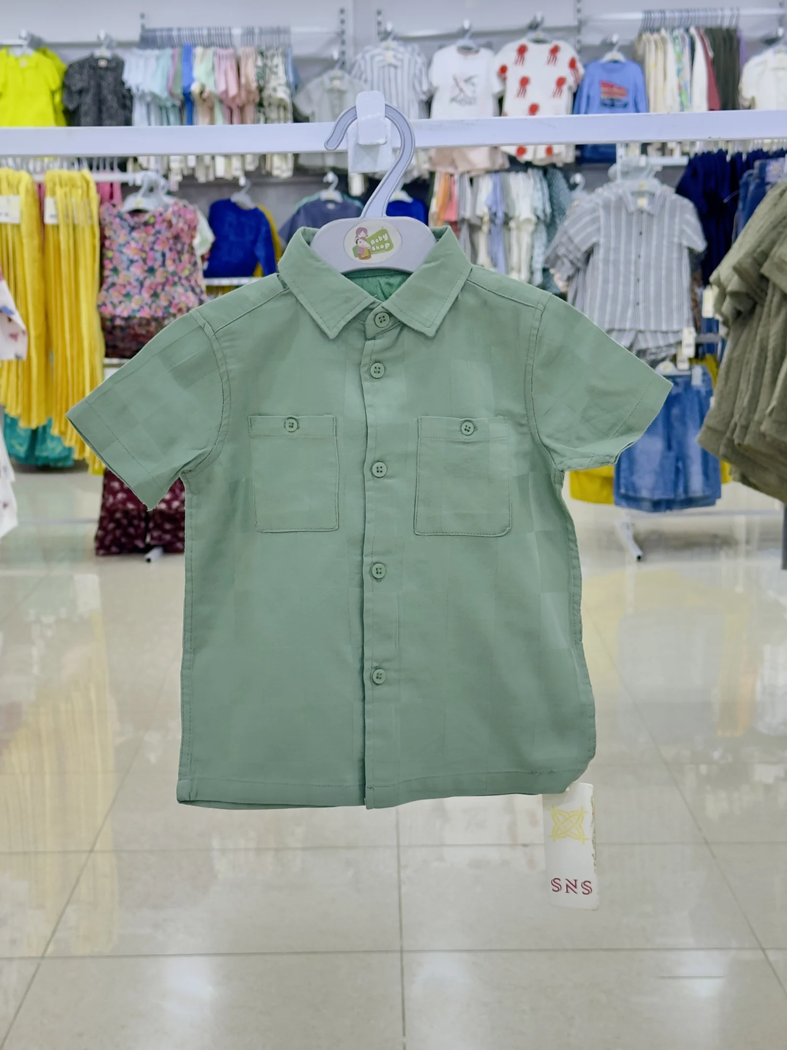 Boys Short  Sleeve  Shirt (Size-0/3 M TO 6 Years) (118338)