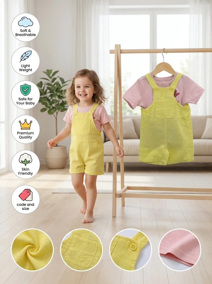 Girls Rumper Set ( Size -0/3 M To 6 Years ) (119689)