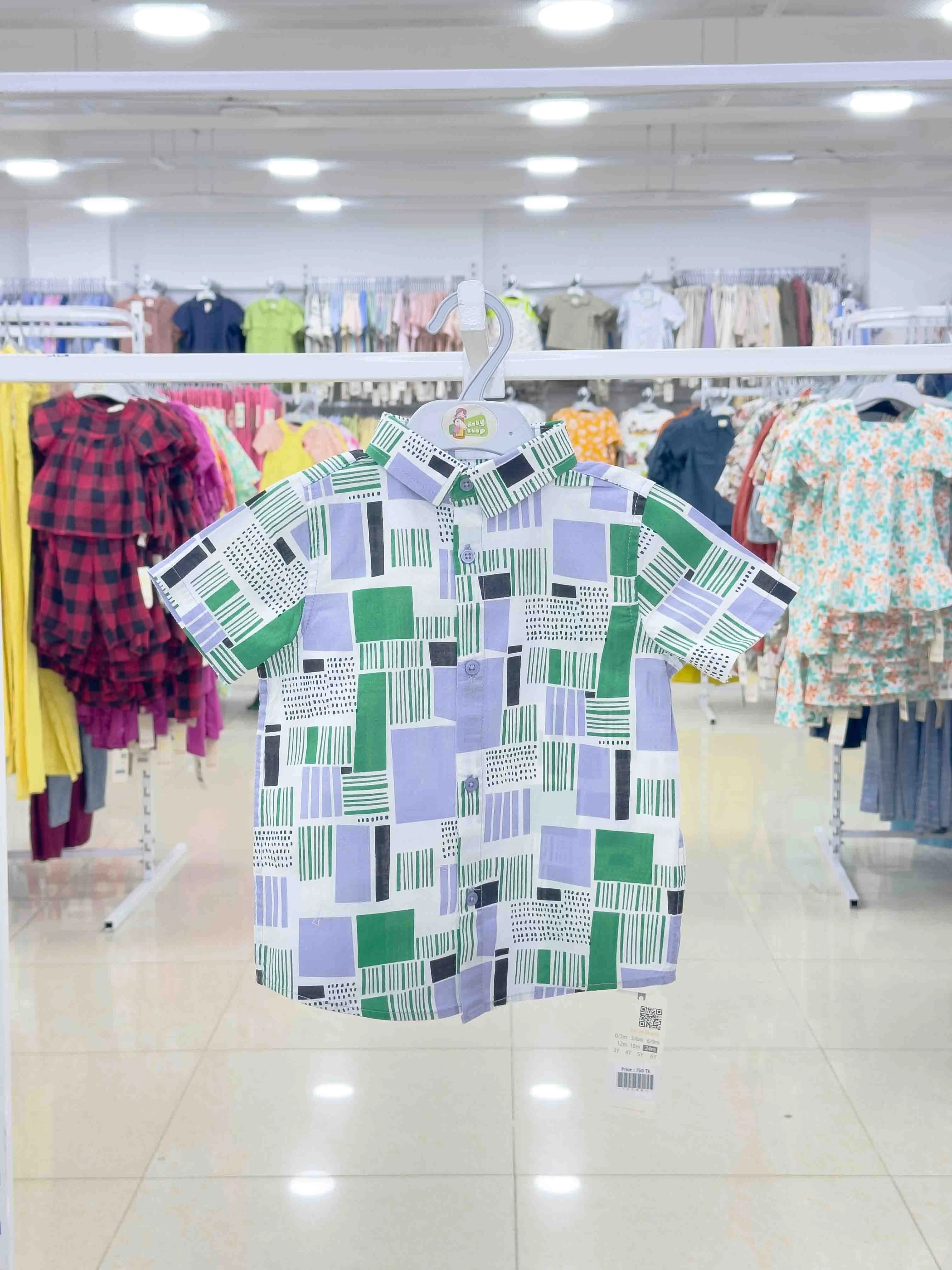 Boys Short Sleeve  Shirt (size-0/3 M to 6 Year) (120876)