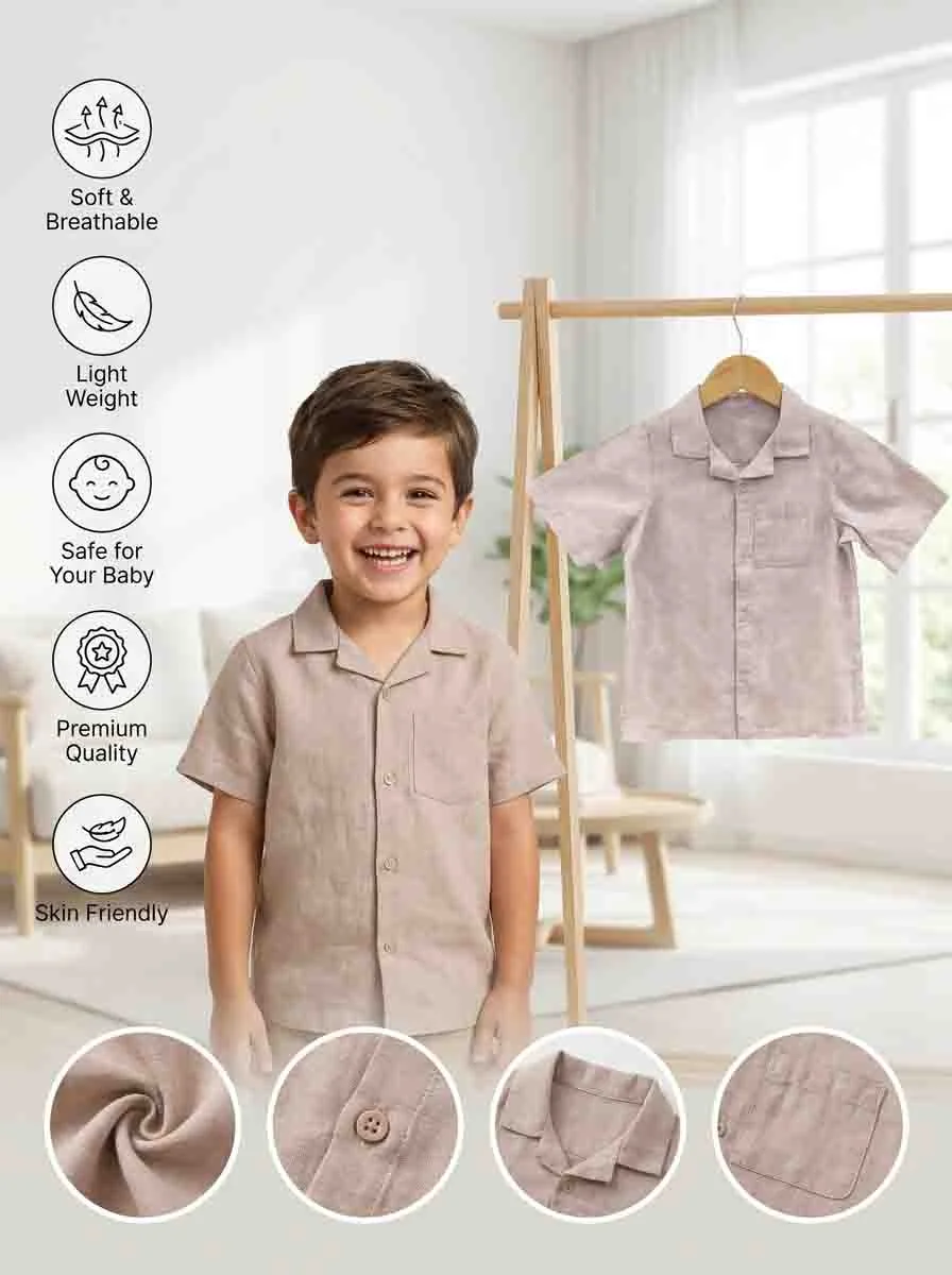 Boys Short Sleeve Shirt (3/6 M -6 Year) (110870)