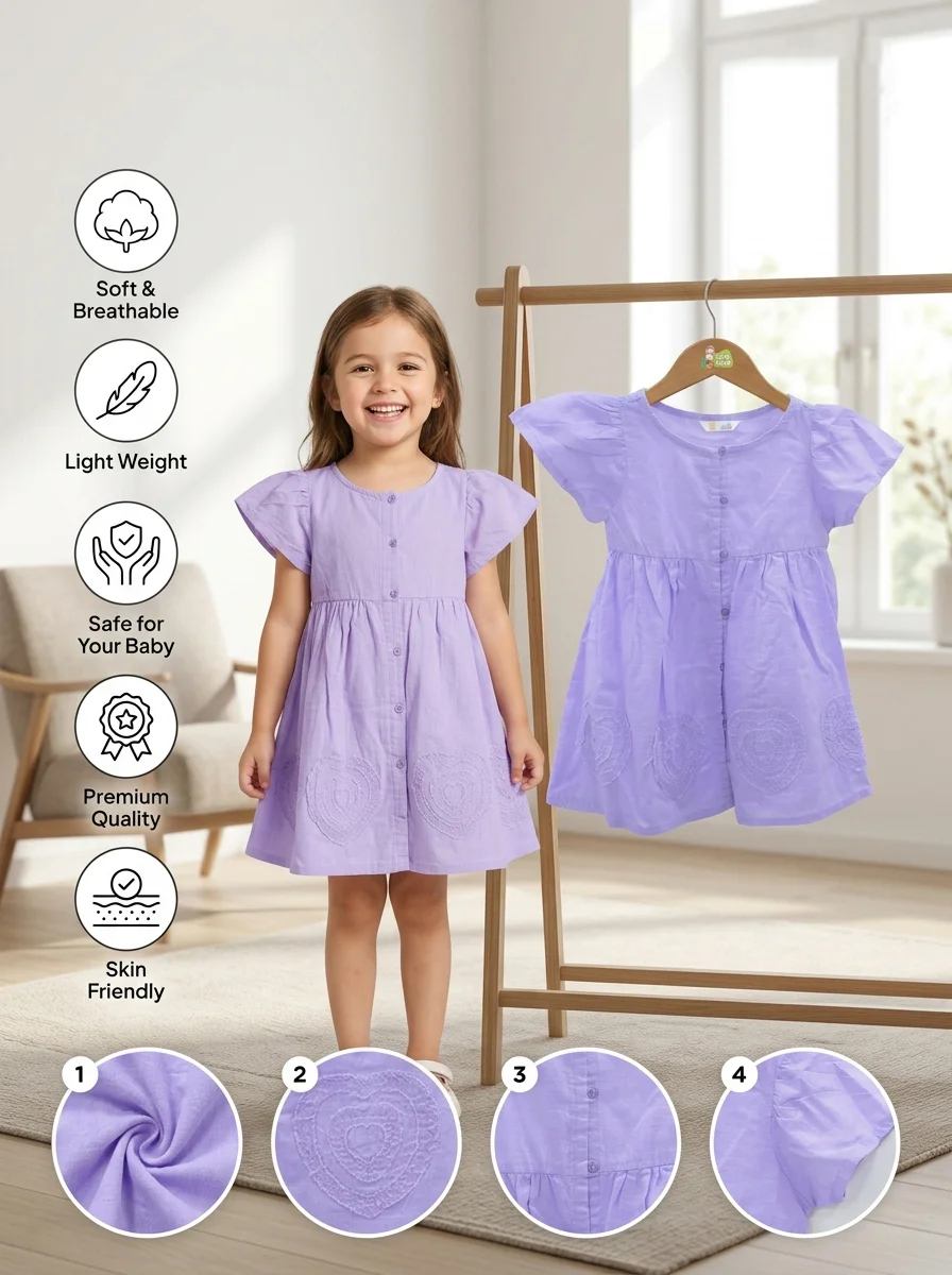 Girls Dress (0/3 M -6 Years ) 121853