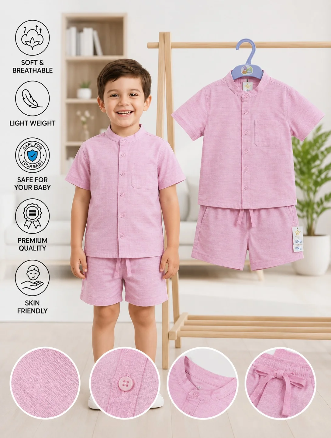 Boys 2 Pcs Set (0/3 M-6 Years) (108471)