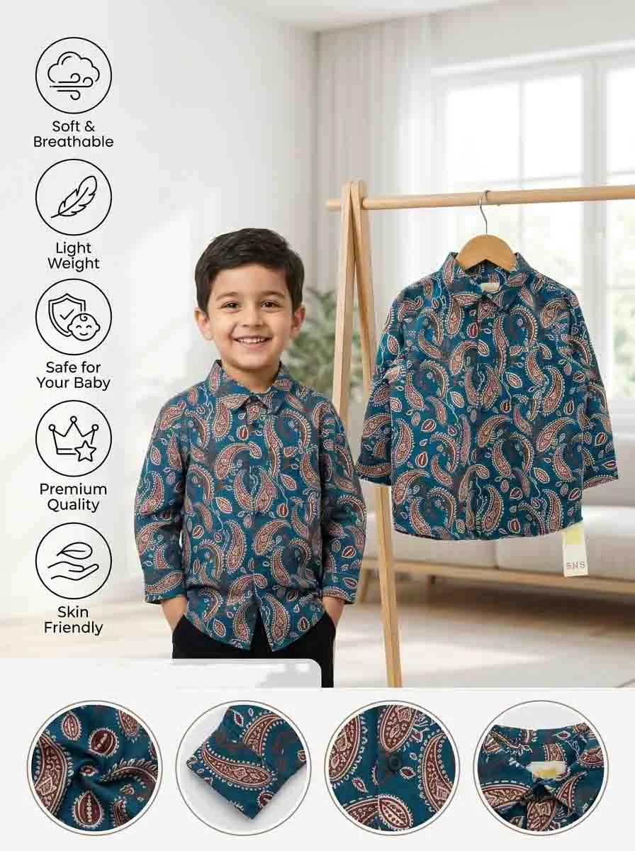 Boys Full Sleeve Shirt. (3 Years-15/16 Years) (114729)
