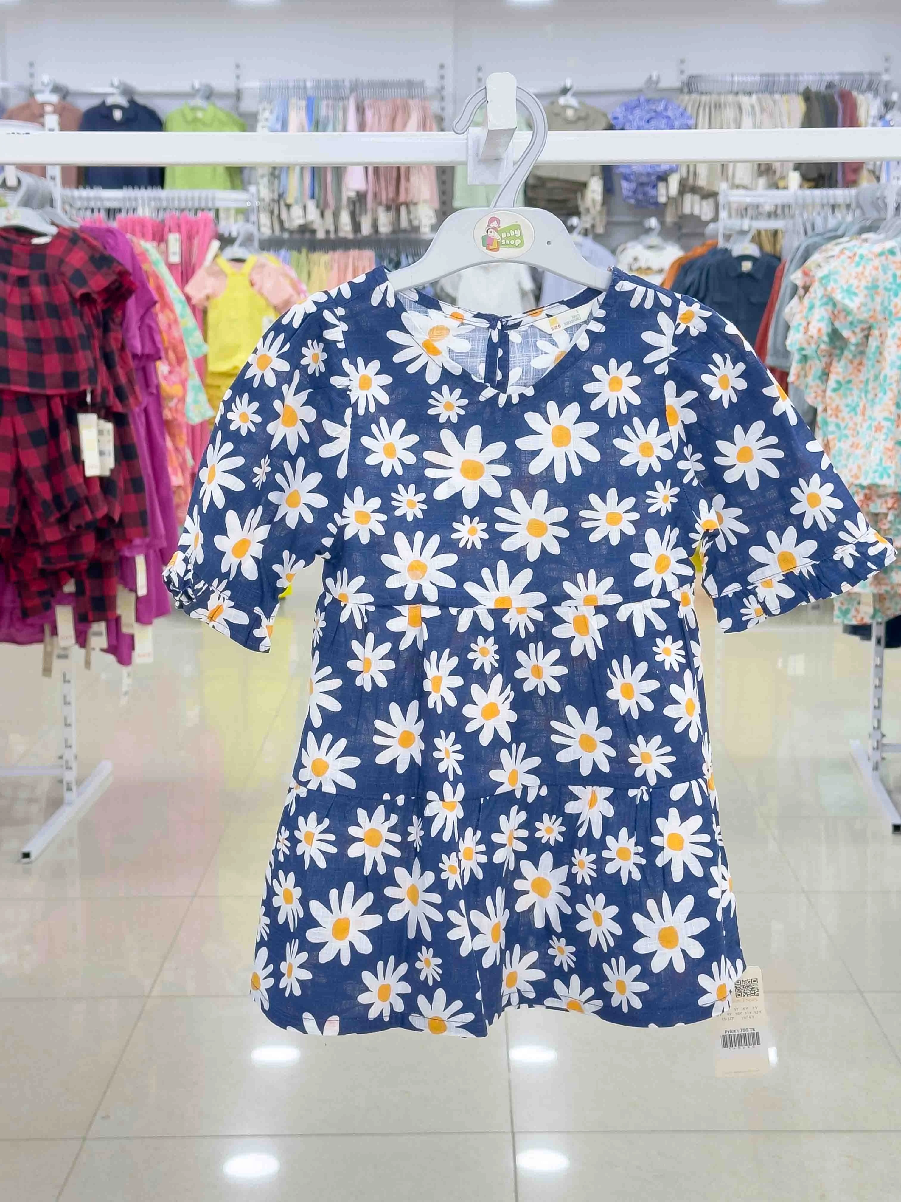 Girls Dress (Size-0/3 M -6 Years ) (120290)