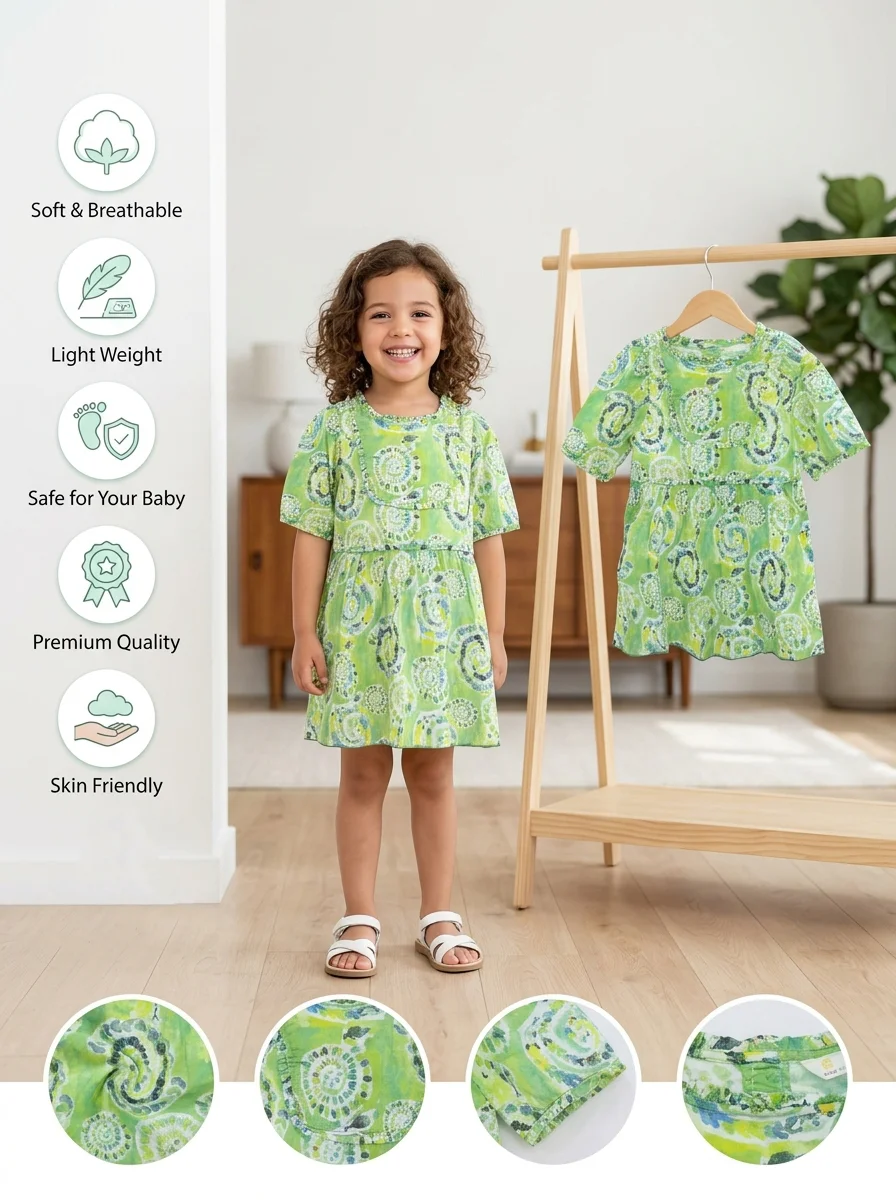 Girls Dress ( Size-3 Years  To 15/16 Years  ) (119793)