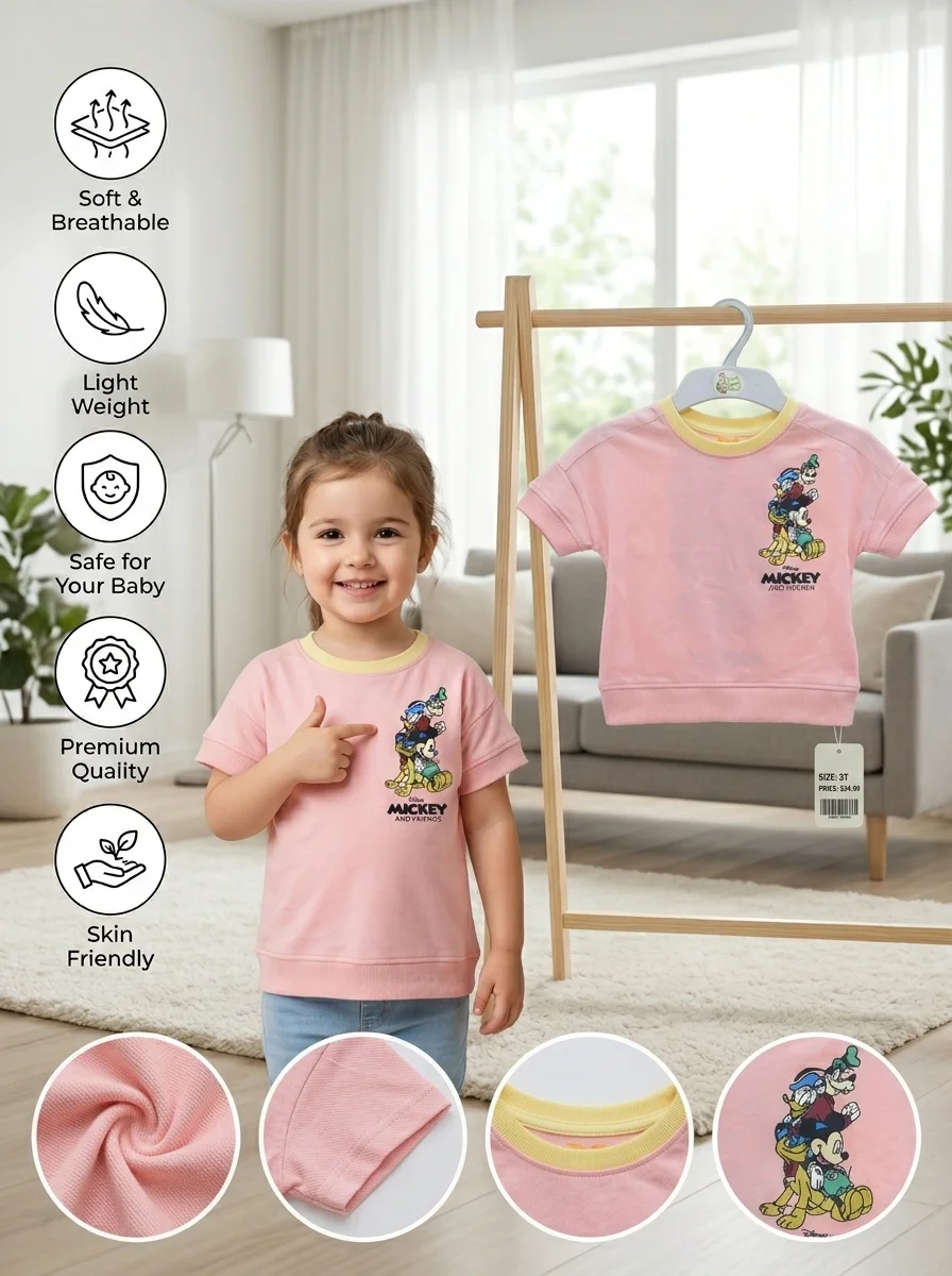 Boys Short  Sleeve  T-Shirt (size-0/3 M to 6 Year) 121950