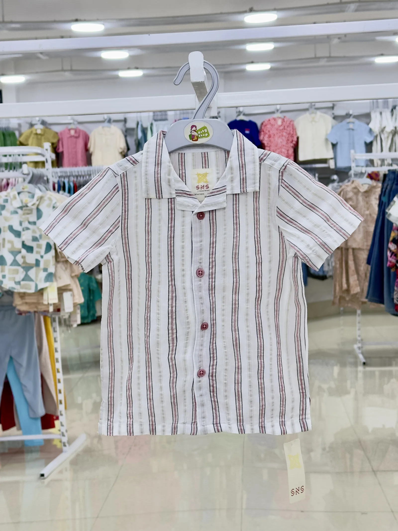 Boys Short  Sleeve  Shirt ( Size-0/3 M TO 6 Years ) (117700)