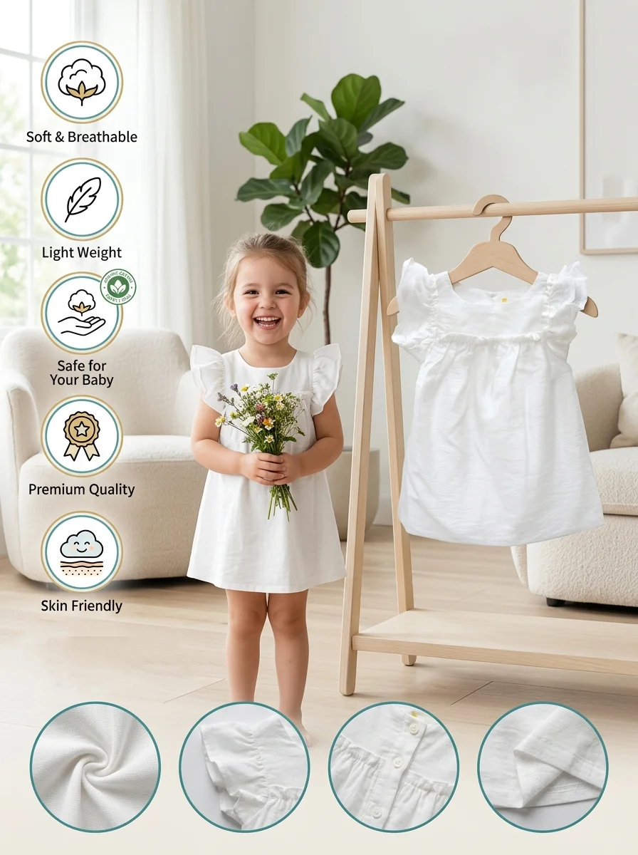 Girls Dress (0/3 M -6 Years ) 122049